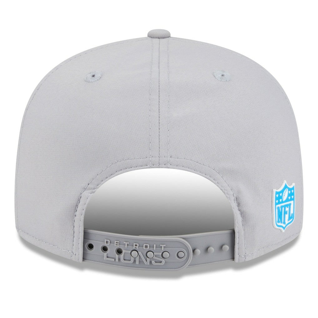 Detroit Lions New Era 2025 Sideline Split Panel 9FIFTY Snapback Hat - Gray outlet