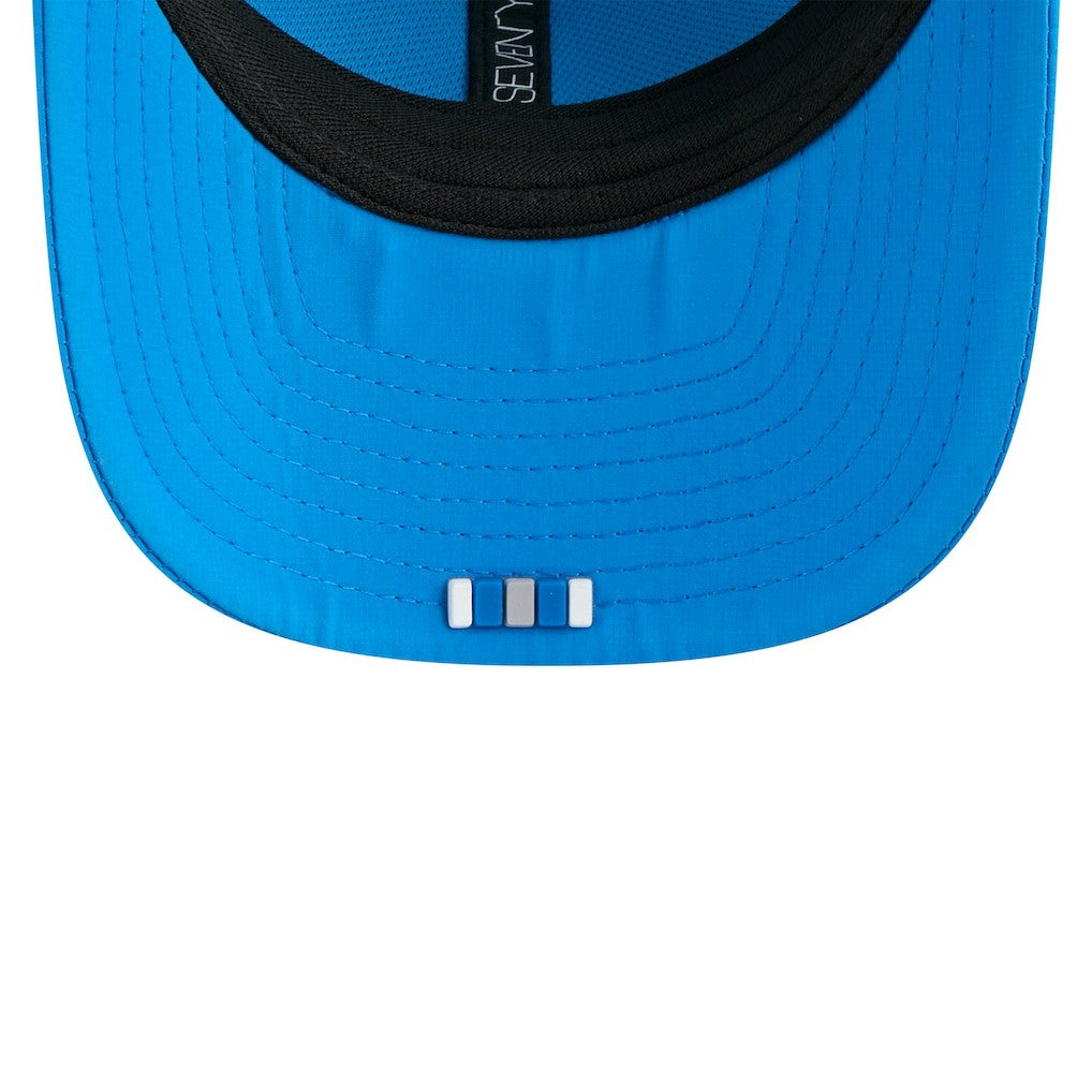 Detroit Lions New Era 2025 Sideline 9SEVENTY Trucker Adjustable Hat - Blue for sale