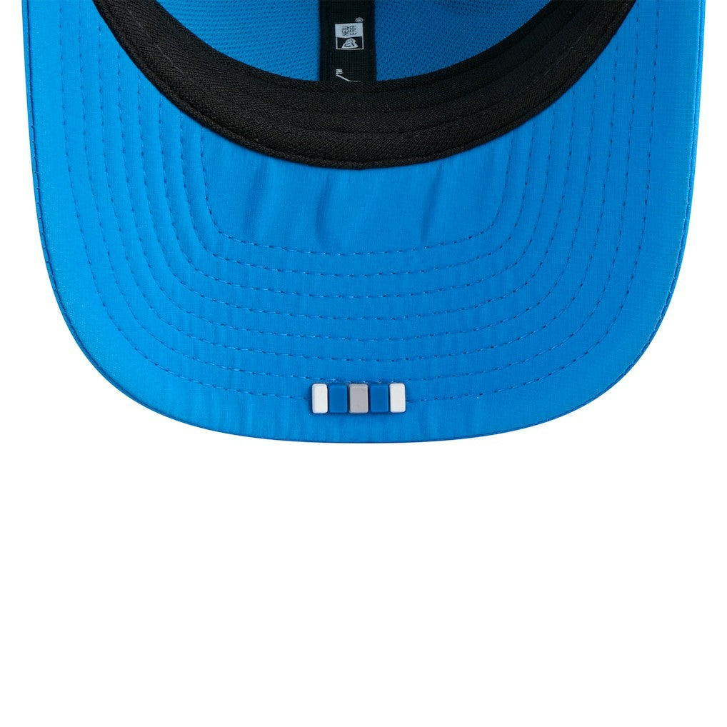 Detroit Lions New Era 2025 Sideline Throwback 9SEVENTY Trucker Adjustable Hat - Blue cheap