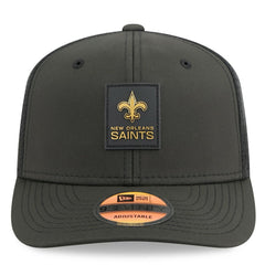 New Orleans Saints New Era 2025 Sideline 9SEVENTY Trucker Adjustable Hat - Black for sale