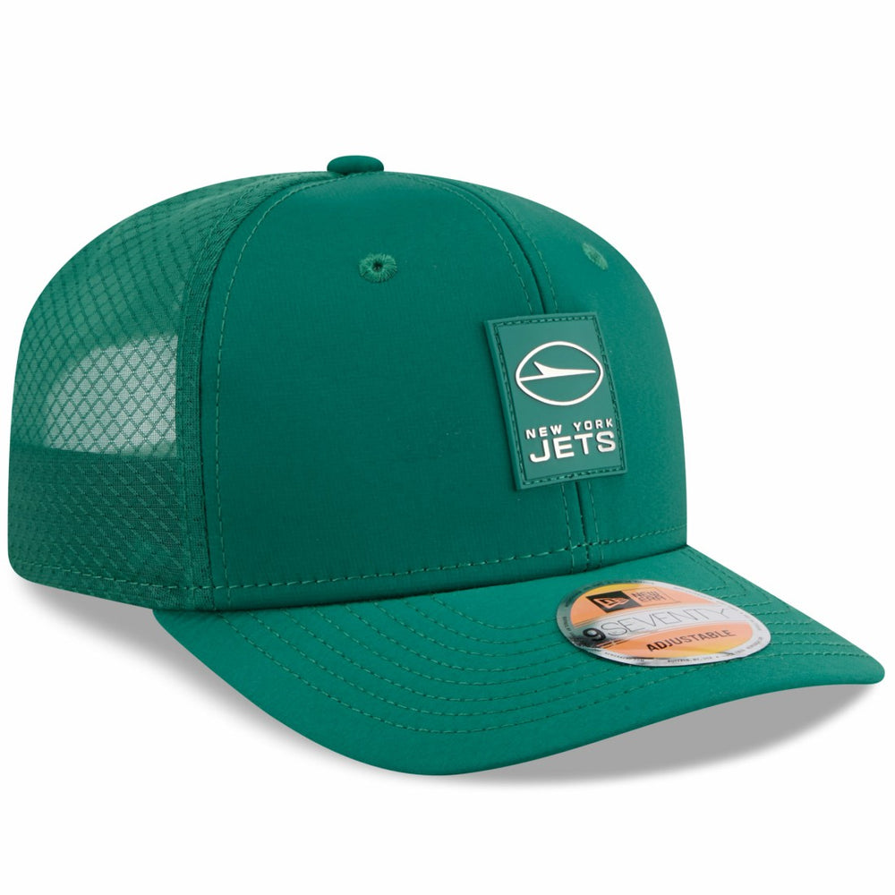 New York Jets New Era 2025 Sideline 9SEVENTY Trucker Adjustable Hat - Green discount