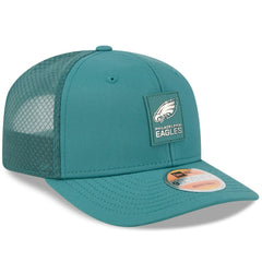 Philadelphia Eagles New Era 2025 Sideline 9SEVENTY Trucker Adjustable Hat - Green on sale