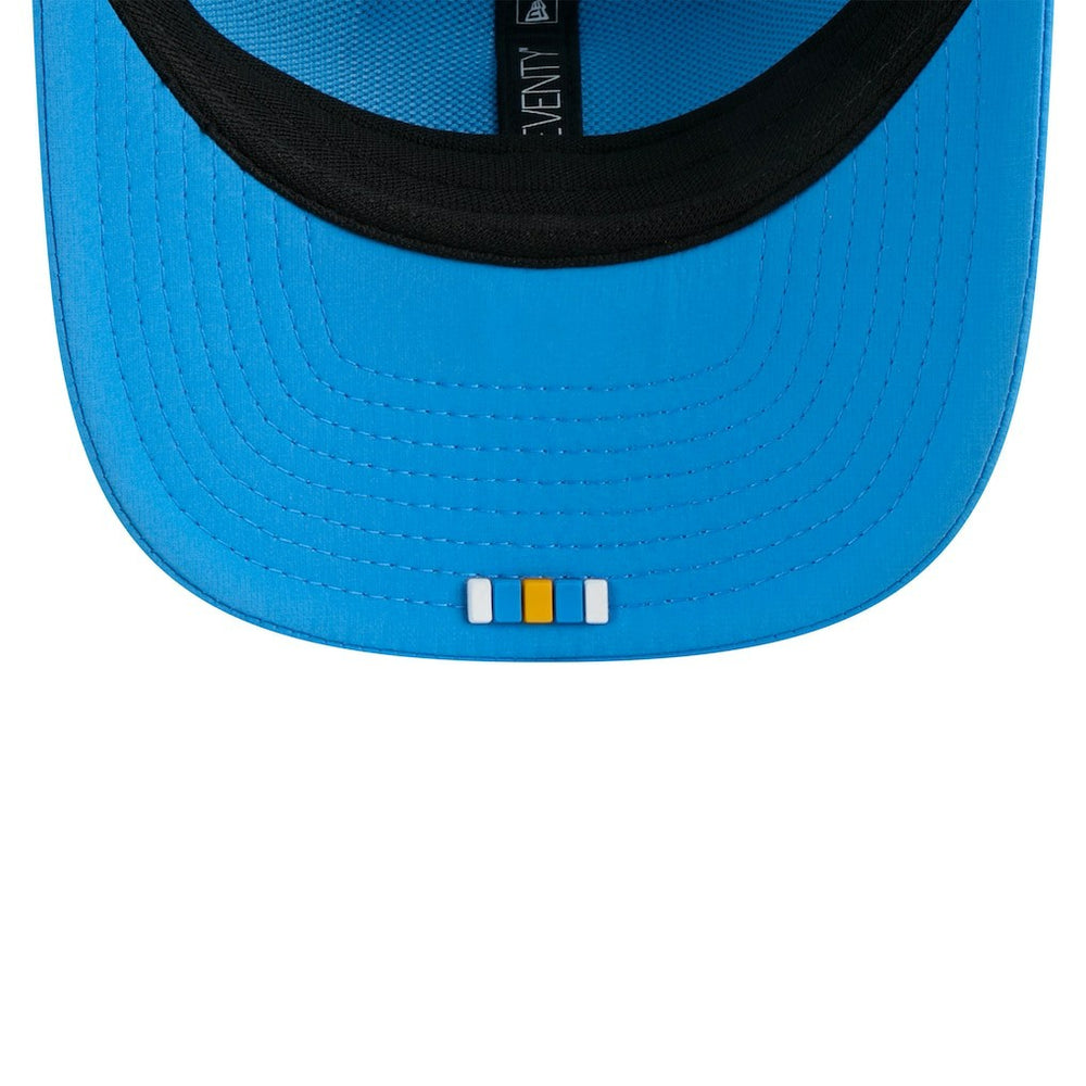 Los Angeles Chargers New Era 2025 Sideline 9SEVENTY Trucker Adjustable Hat - Powder Blue on sale