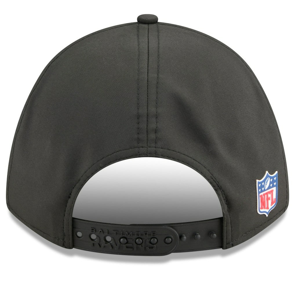 Baltimore Ravens New Era 2025 Sideline M-Crown 9FORTY Adjustable Hat - Black on sale