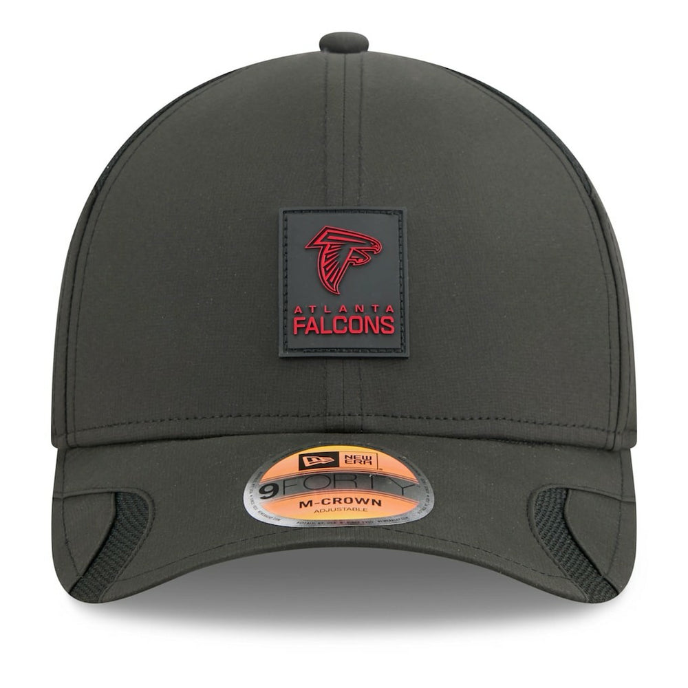 Atlanta Falcons New Era 2025 Sideline M-Crown 9FORTY Adjustable Hat - Black cheap