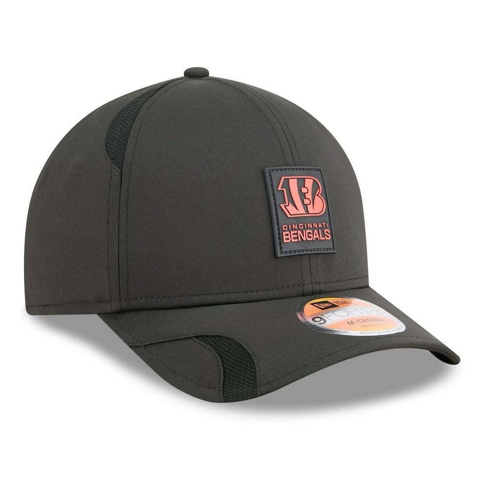 Cincinnati Bengals New Era 2025 Sideline M-Crown 9FORTY Adjustable Hat - Black discount