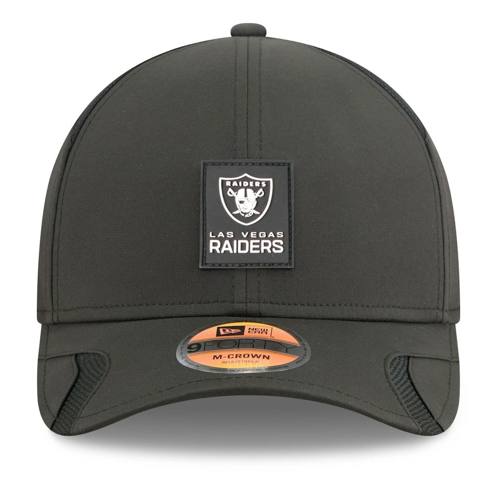 Las Vegas Raiders New Era 2025 Sideline M-Crown 9FORTY Adjustable Hat - Black sale