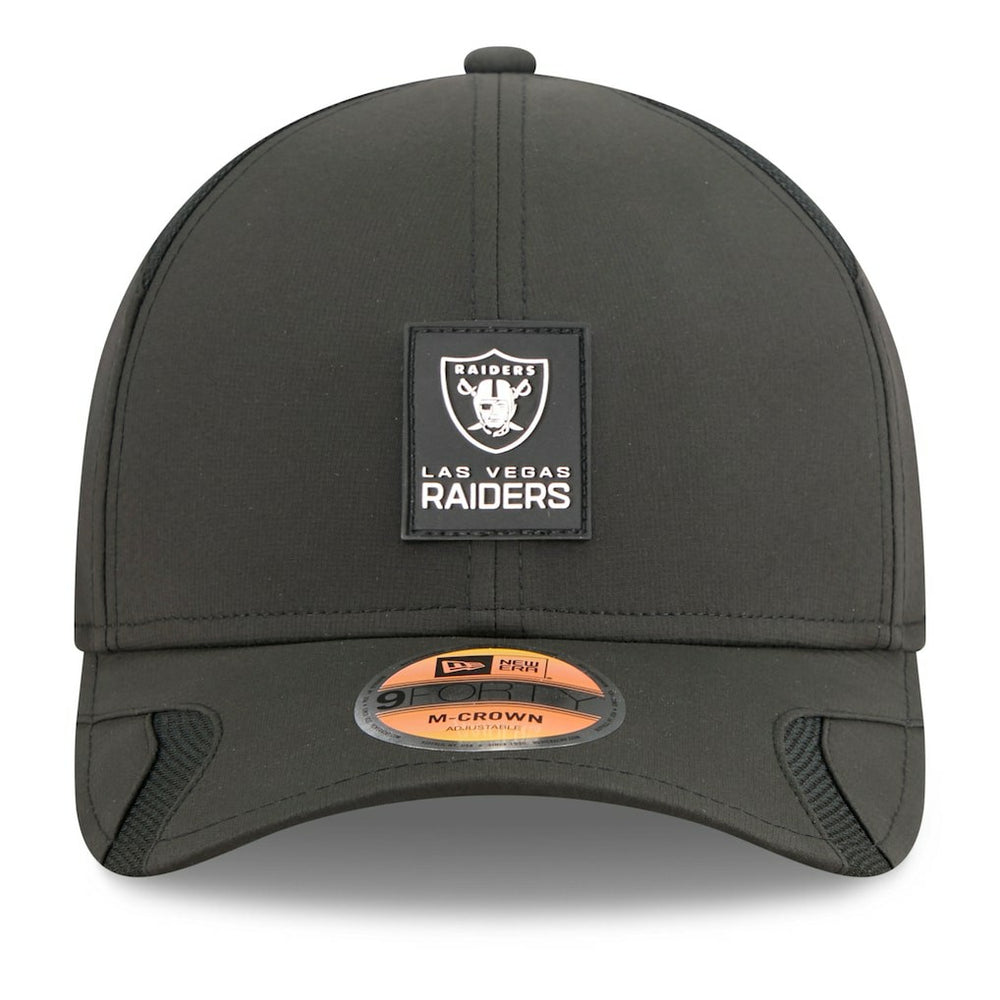 Las Vegas Raiders New Era 2025 Sideline M-Crown 9FORTY Adjustable Hat - Black sale