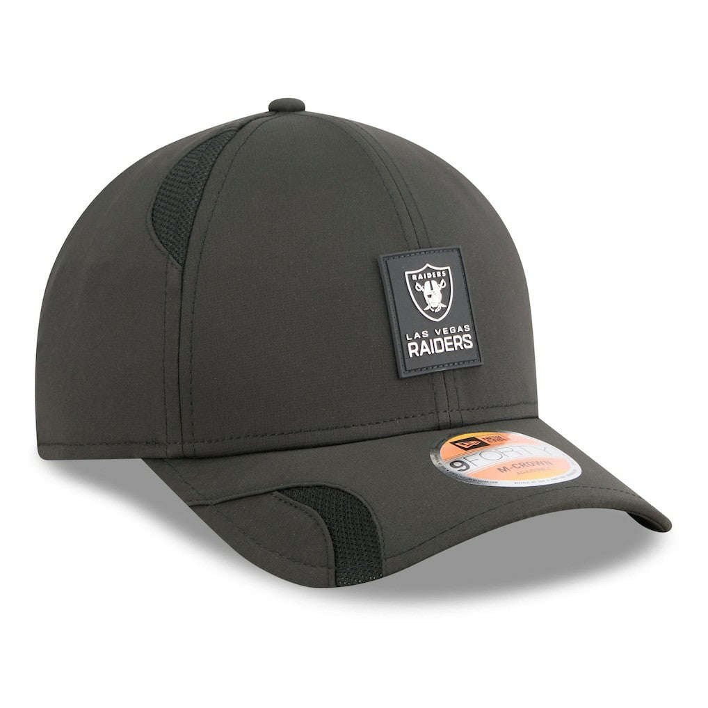 Las Vegas Raiders New Era 2025 Sideline M-Crown 9FORTY Adjustable Hat - Black sale