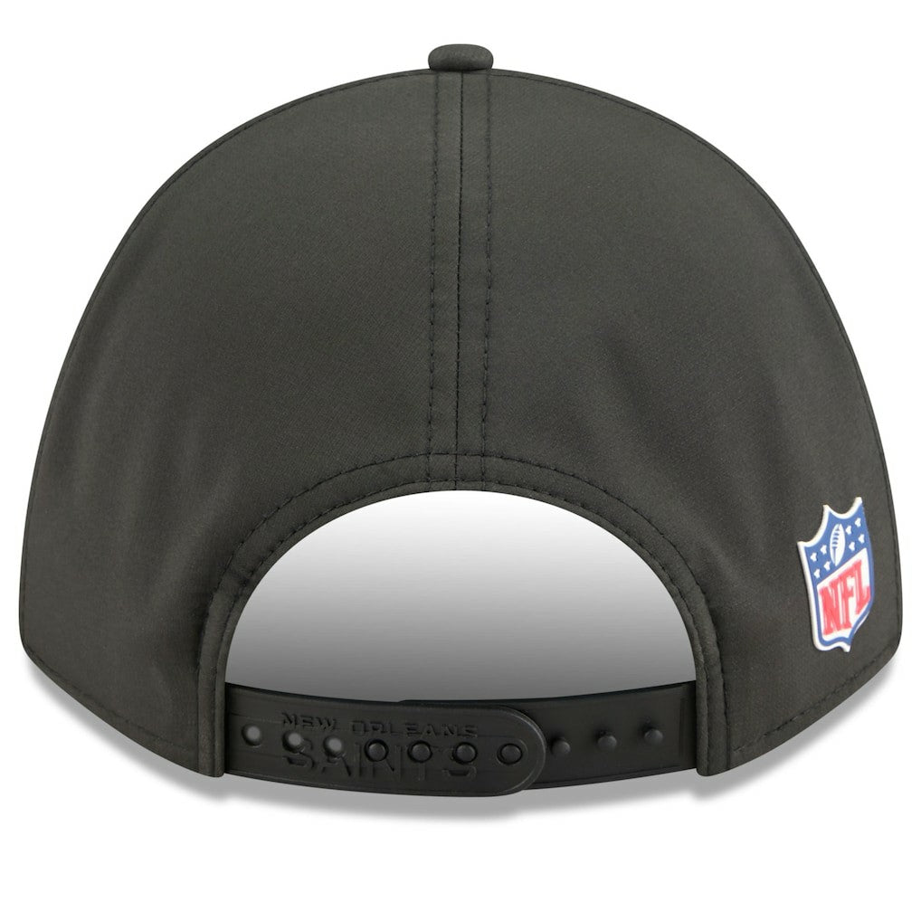 New Orleans Saints New Era 2025 Sideline M-Crown 9FORTY Adjustable Hat - Black on sale