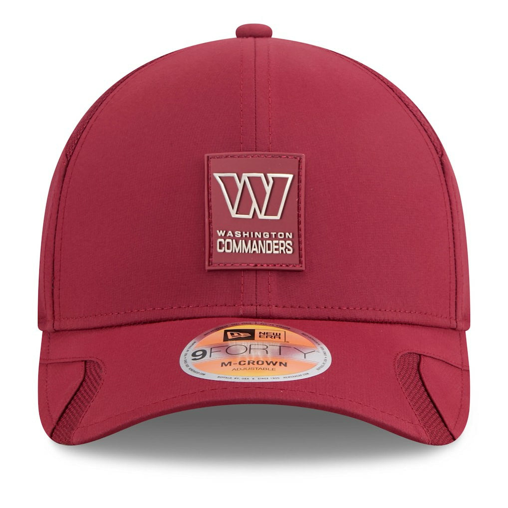 Washington Commanders New Era 2025 Sideline M-Crown 9FORTY Adjustable Hat - Burgundy on sale