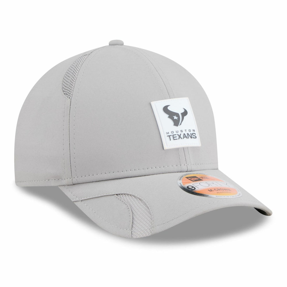 Houston Texans New Era 2025 Sideline M-Crown 9FORTY Adjustable Hat - Gray online