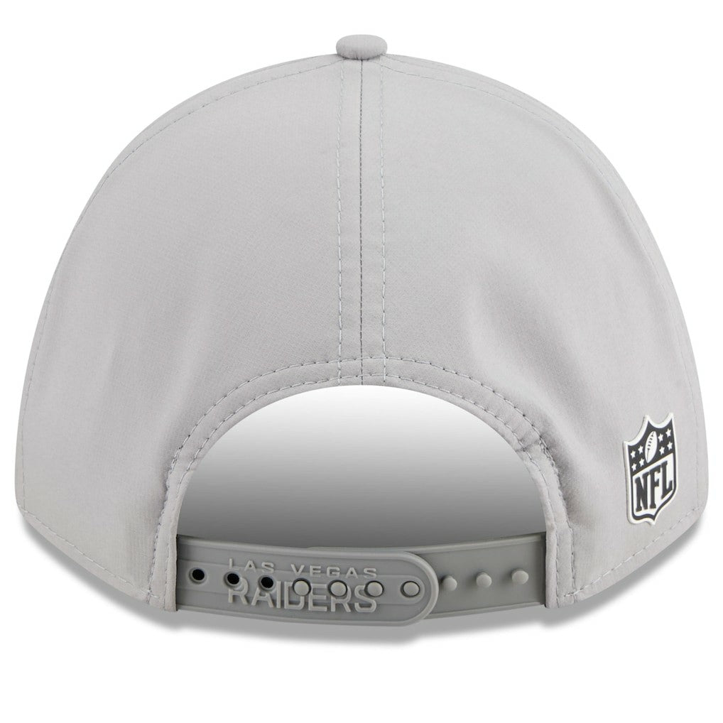 Las Vegas Raiders New Era 2025 Sideline M-Crown 9FORTY Adjustable Hat - Gray for sale