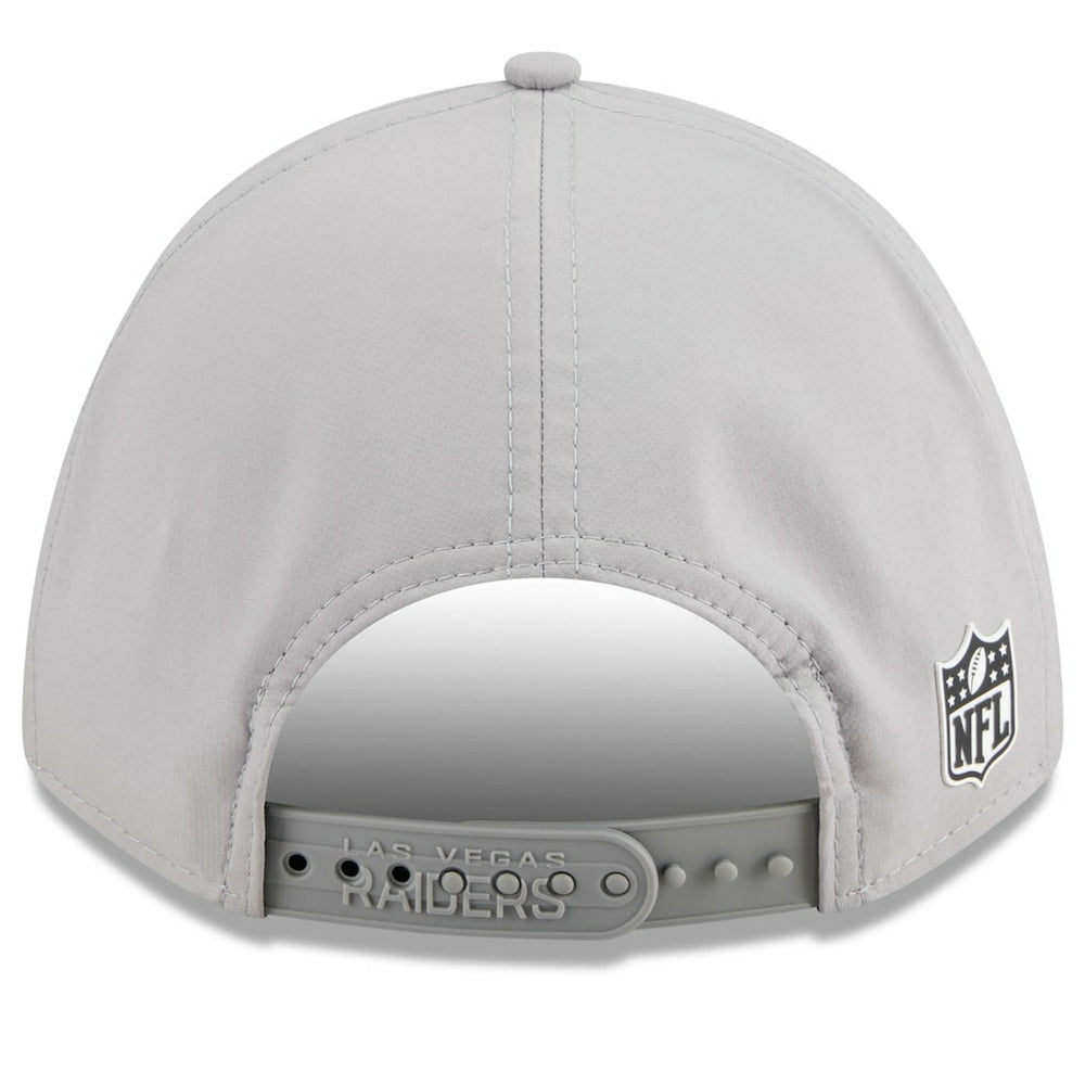 Las Vegas Raiders New Era 2025 Sideline M-Crown 9FORTY Adjustable Hat - Gray for sale