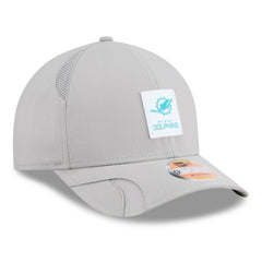 Miami Dolphins New Era 2025 Sideline M-Crown 9FORTY Adjustable Hat - Gray cheap