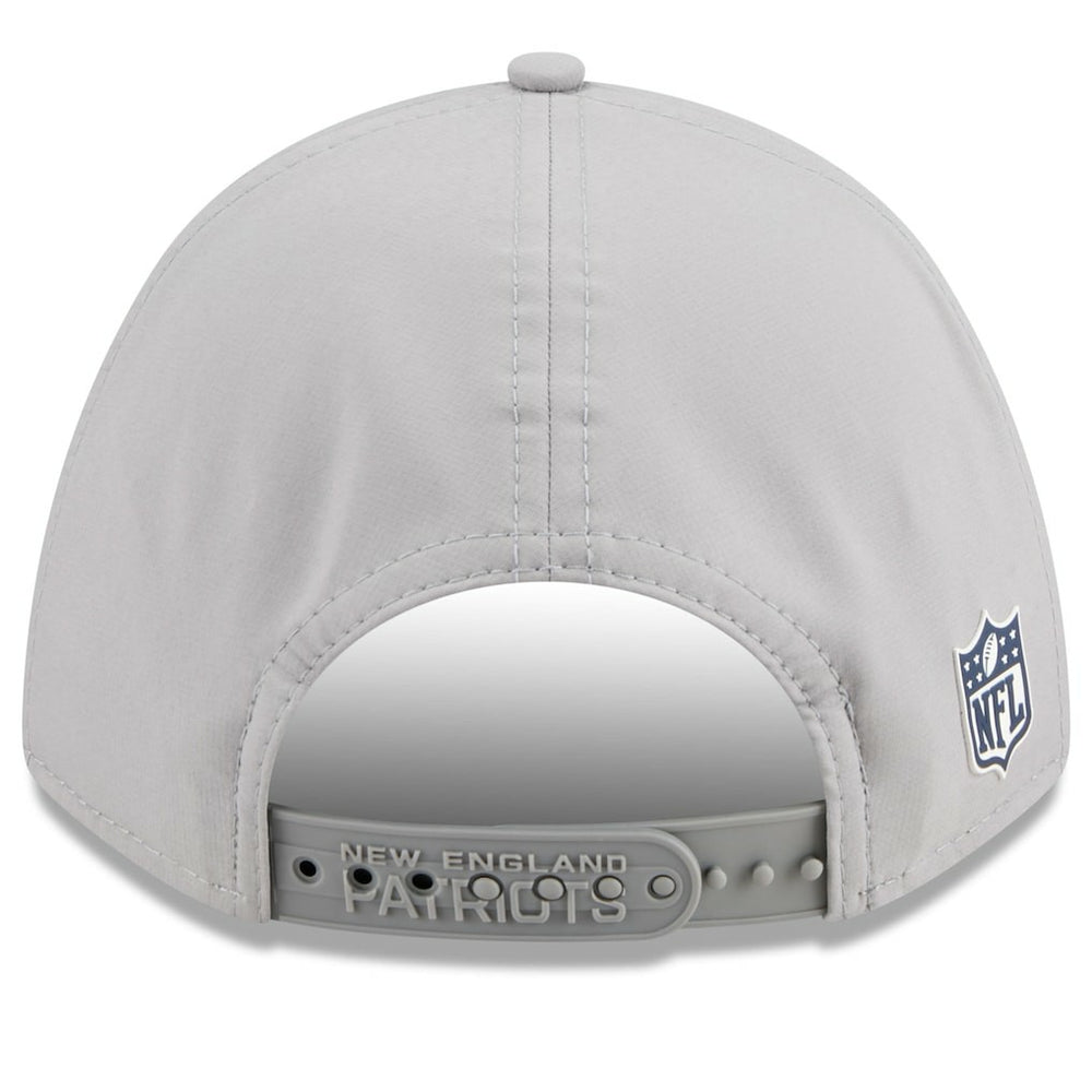 New England Patriots New Era 2025 Sideline M-Crown 9FORTY Adjustable Hat - Gray discount