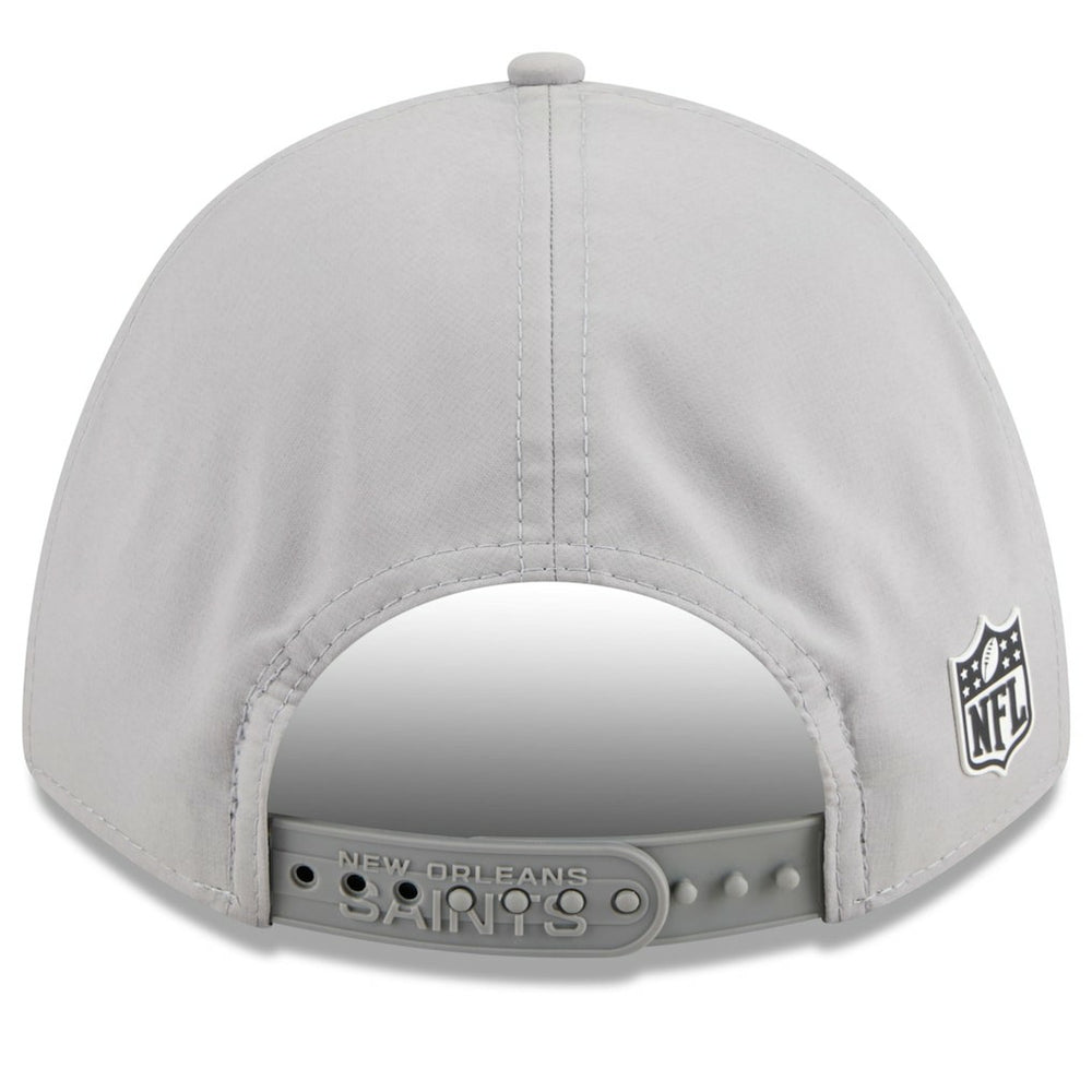 New Orleans Saints New Era 2025 Sideline M-Crown 9FORTY Adjustable Hat - Gray for sale