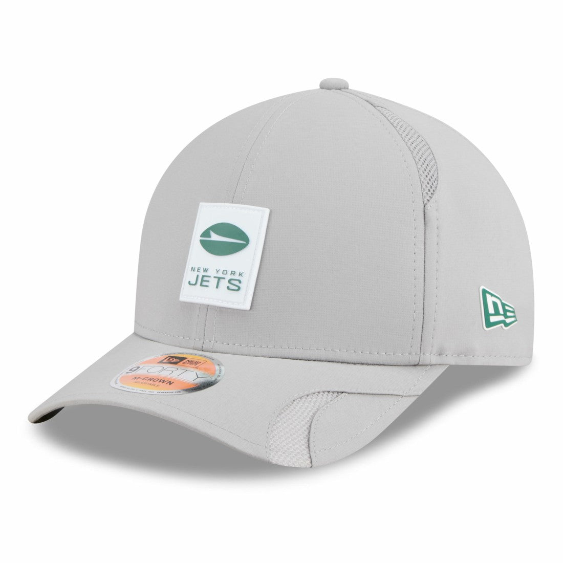 New York Jets New Era 2025 Sideline M-Crown 9FORTY Adjustable Hat - Gray discount