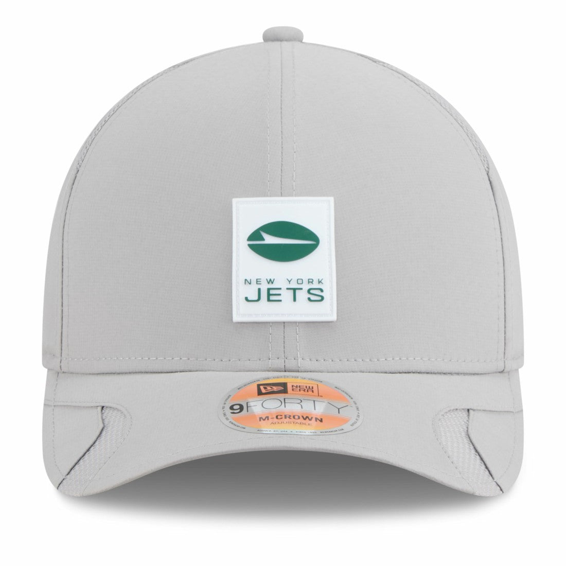 New York Jets New Era 2025 Sideline M-Crown 9FORTY Adjustable Hat - Gray discount