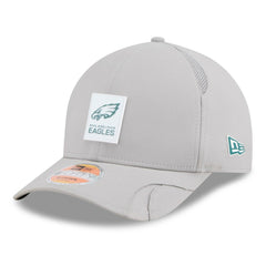 Philadelphia Eagles New Era 2025 Sideline M-Crown 9FORTY Adjustable Hat - Gray for sale
