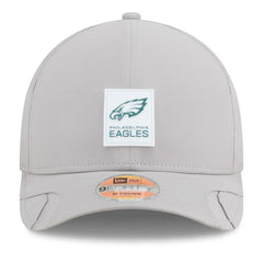 Philadelphia Eagles New Era 2025 Sideline M-Crown 9FORTY Adjustable Hat - Gray for sale
