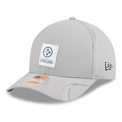 Pittsburgh Steelers New Era 2025 Sideline M-Crown 9FORTY Adjustable Hat - Gray discount
