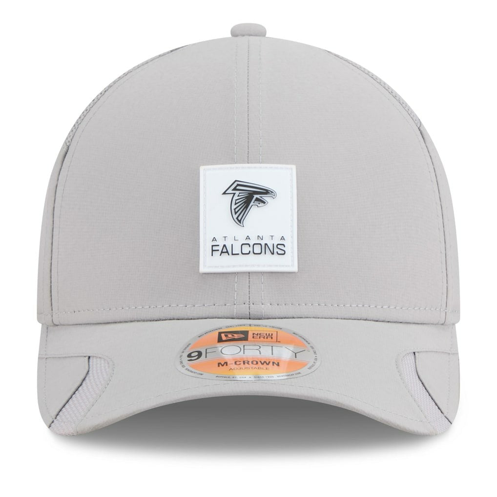 Atlanta Falcons New Era 2025 Sideline M-Crown 9FORTY Adjustable Hat - Gray sale