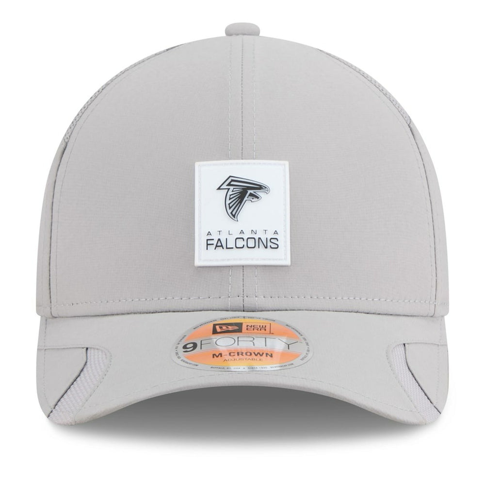 Atlanta Falcons New Era 2025 Sideline M-Crown 9FORTY Adjustable Hat - Gray sale