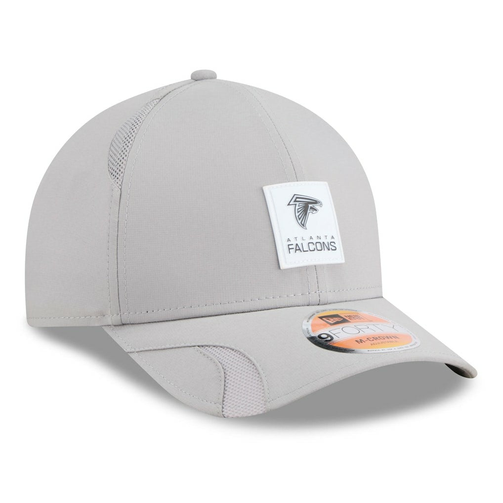 Atlanta Falcons New Era 2025 Sideline M-Crown 9FORTY Adjustable Hat - Gray sale
