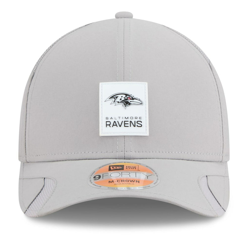 Baltimore Ravens New Era 2025 Sideline M-Crown 9FORTY Adjustable Hat - Gray outlet
