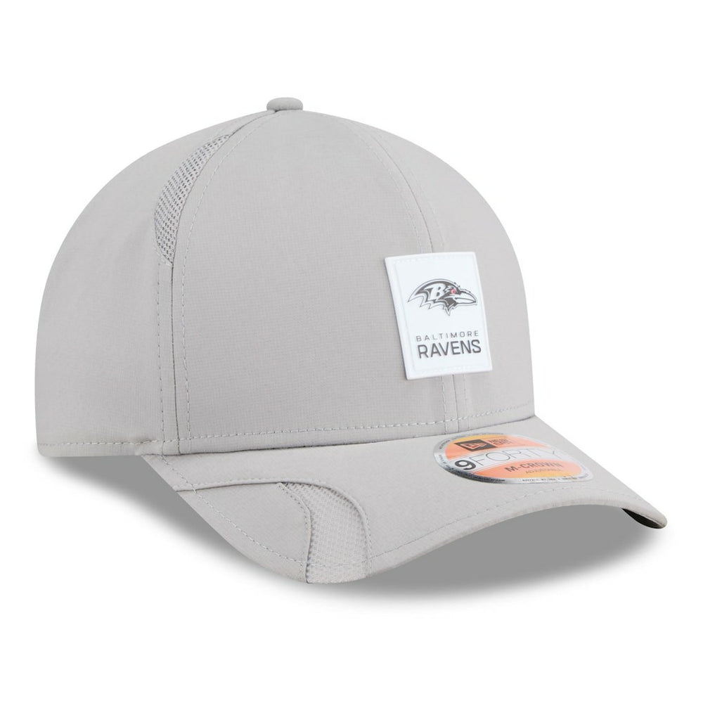 Baltimore Ravens New Era 2025 Sideline M-Crown 9FORTY Adjustable Hat - Gray outlet