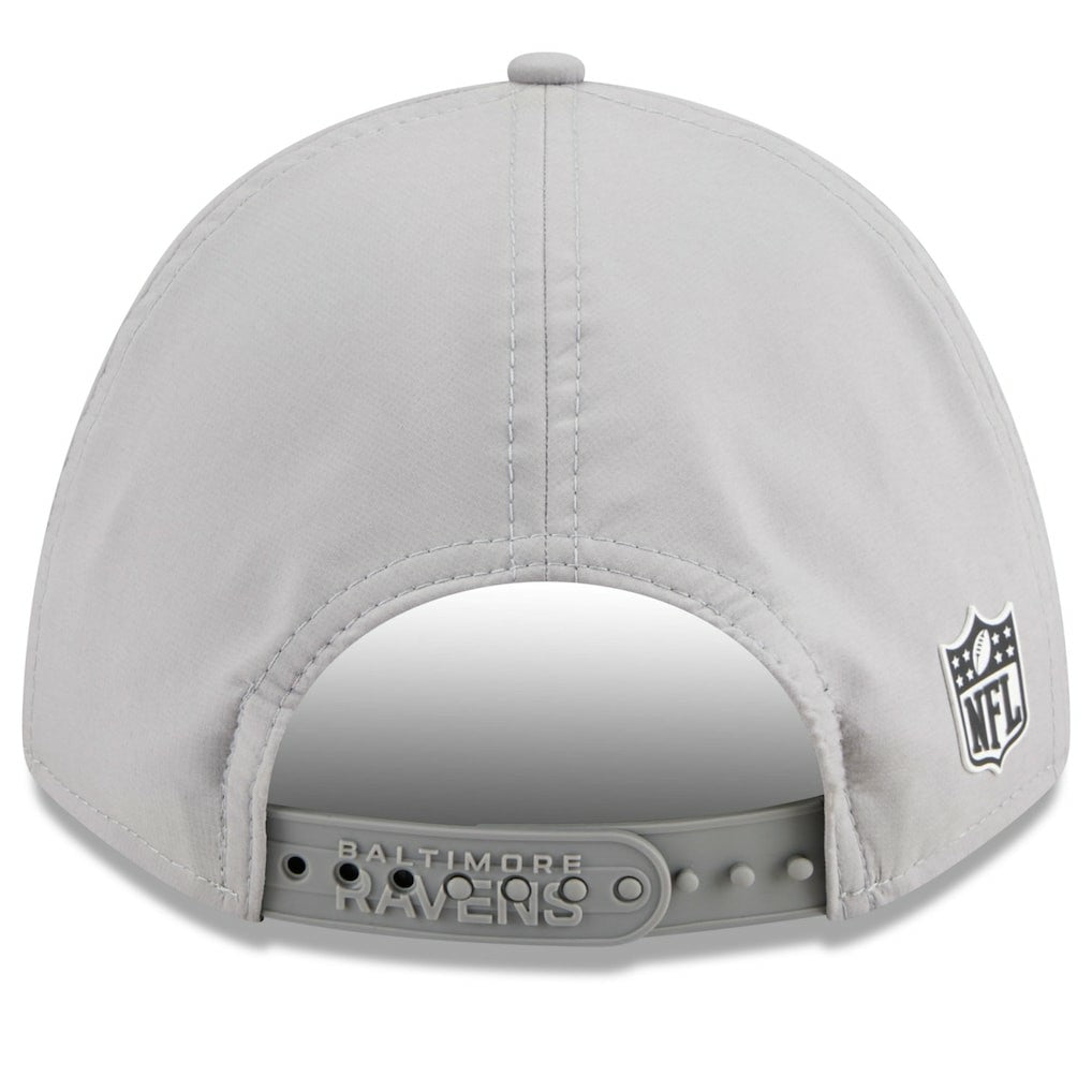 Baltimore Ravens New Era 2025 Sideline M-Crown 9FORTY Adjustable Hat - Gray outlet