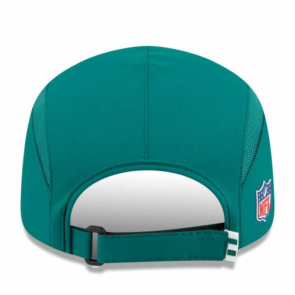 New York Jets New Era 2025 Sideline Runner Adjustable Hat - Green outlet