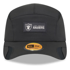 Las Vegas Raiders New Era 2025 Sideline Runner Adjustable Hat - Black on sale