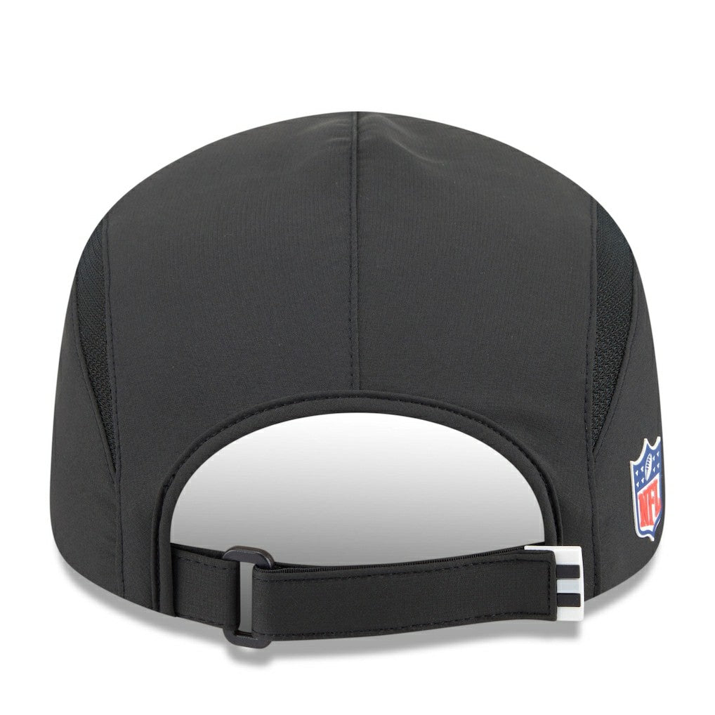Las Vegas Raiders New Era 2025 Sideline Runner Adjustable Hat - Black on sale