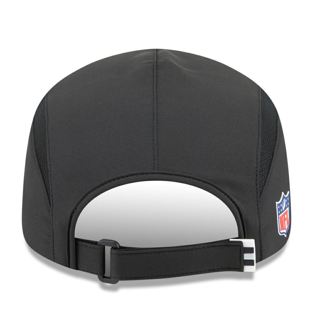 Las Vegas Raiders New Era 2025 Sideline Runner Adjustable Hat - Black on sale