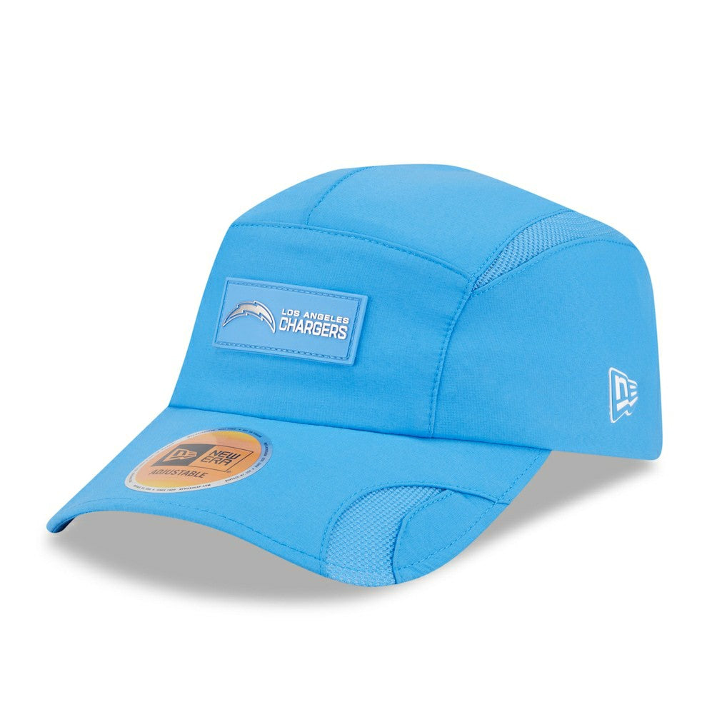 Los Angeles Chargers New Era 2025 Sideline Runner Adjustable Hat - Powder Blue sale