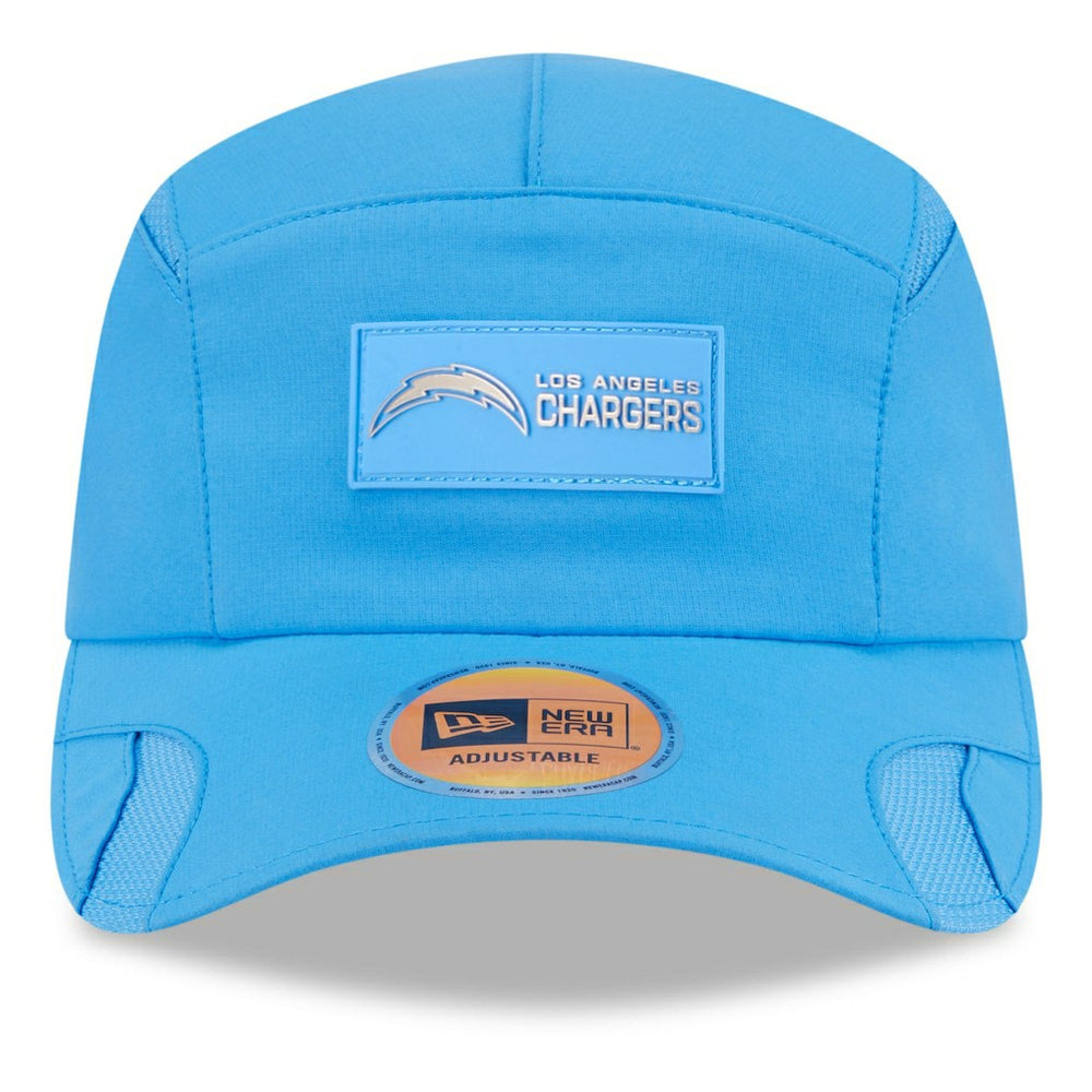 Los Angeles Chargers New Era 2025 Sideline Runner Adjustable Hat - Powder Blue sale