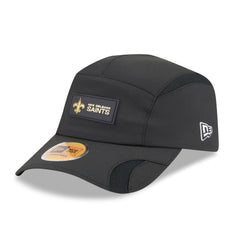 New Orleans Saints New Era 2025 Sideline Runner Adjustable Hat - Black on sale