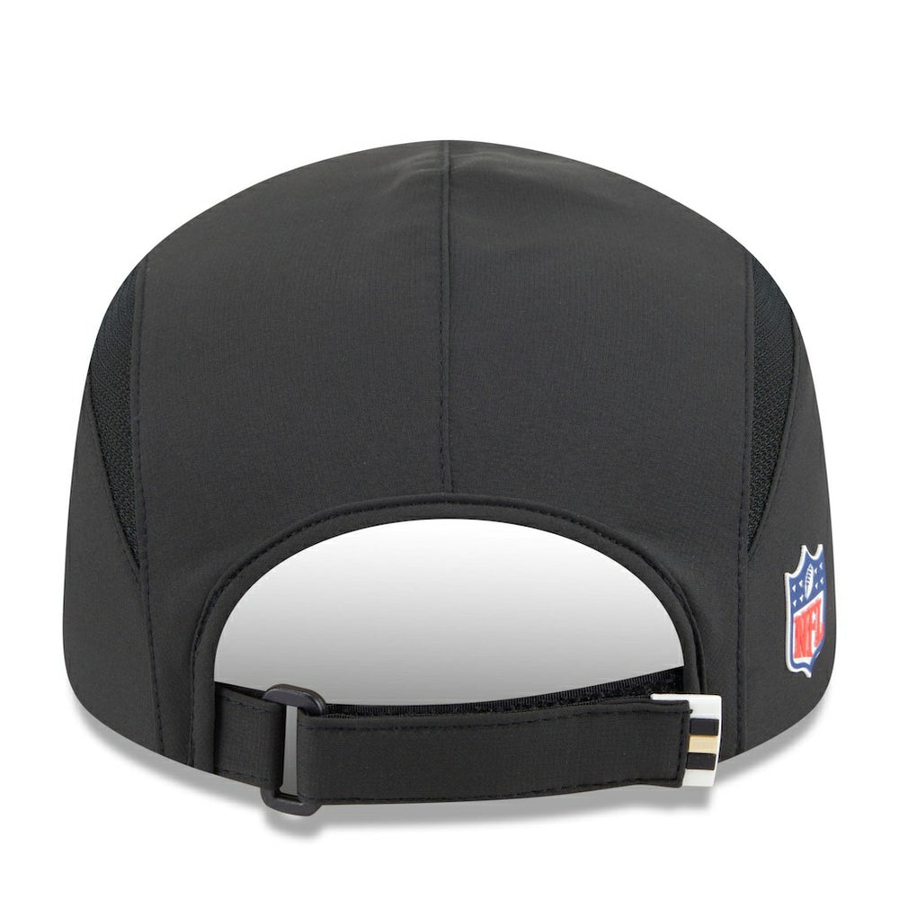 New Orleans Saints New Era 2025 Sideline Runner Adjustable Hat - Black on sale