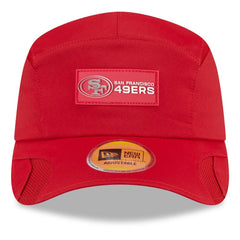 San Francisco 49ers New Era 2025 Sideline Runner Adjustable Hat - Scarlet online