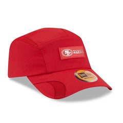 San Francisco 49ers New Era 2025 Sideline Runner Adjustable Hat - Scarlet online