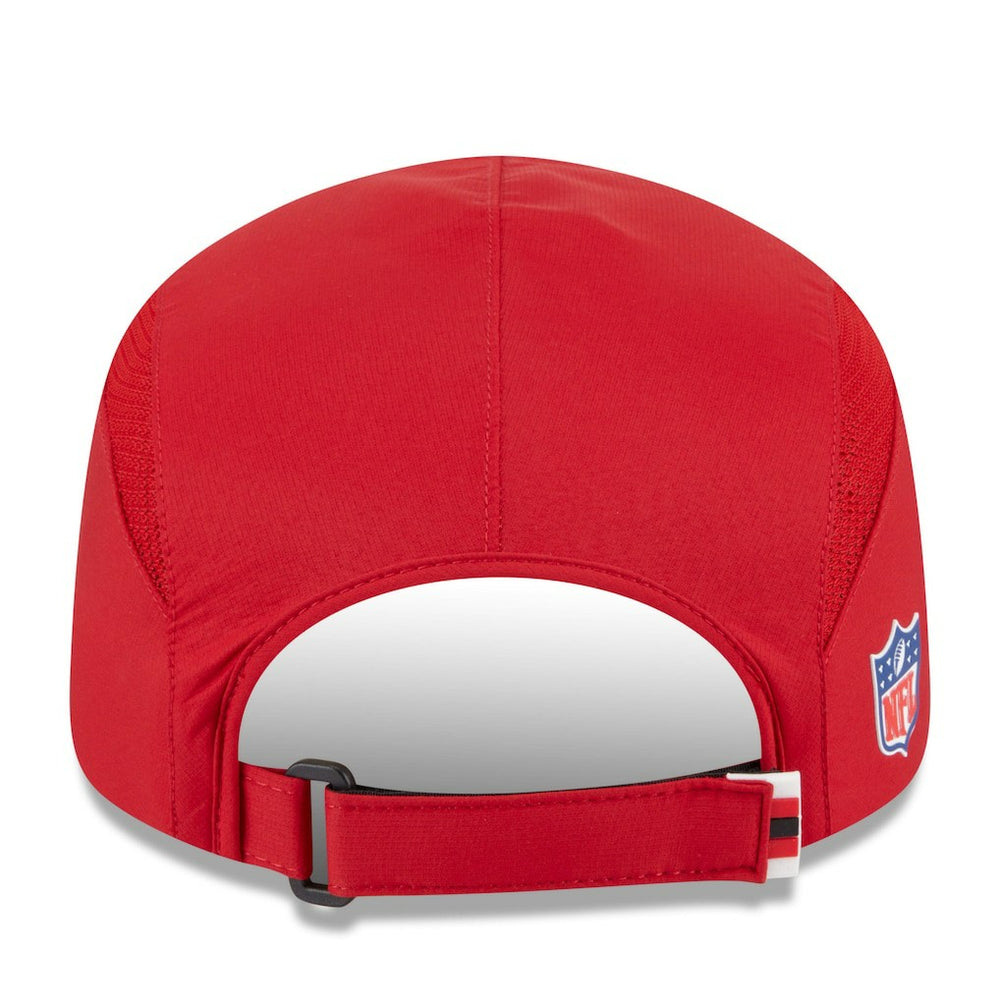 San Francisco 49ers New Era 2025 Sideline Runner Adjustable Hat - Scarlet online
