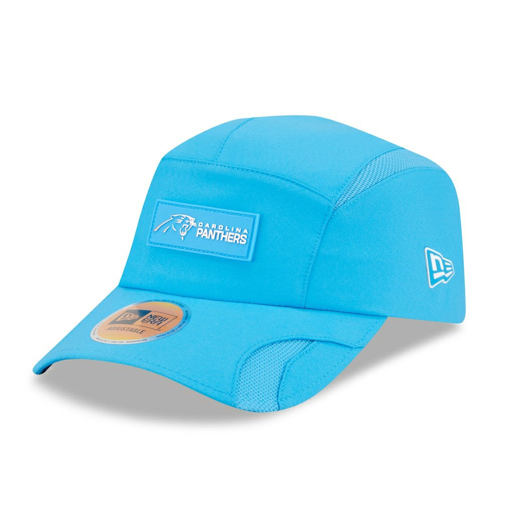 Carolina Panthers New Era 2025 Sideline Runner Adjustable Hat - Blue cheap