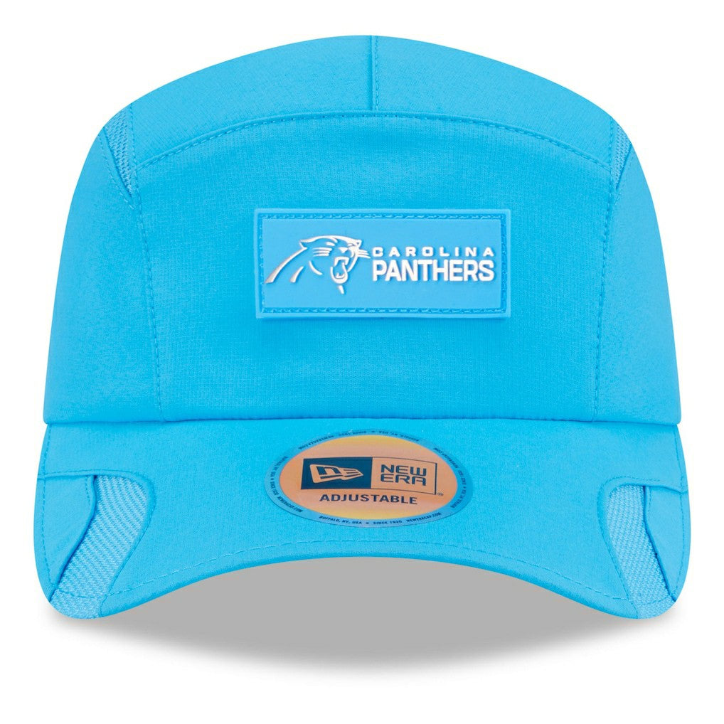Carolina Panthers New Era 2025 Sideline Runner Adjustable Hat - Blue cheap