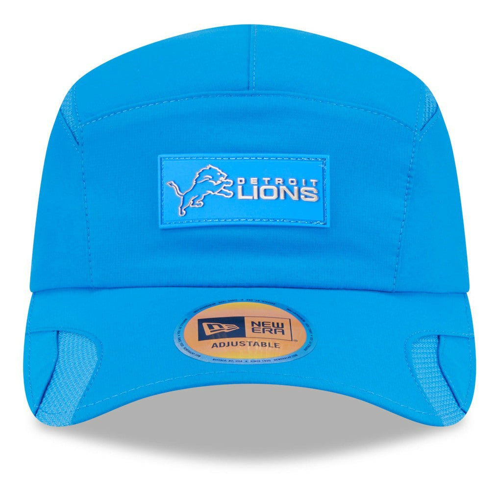 Detroit Lions New Era 2025 Sideline Runner Adjustable Hat - Blue cheap