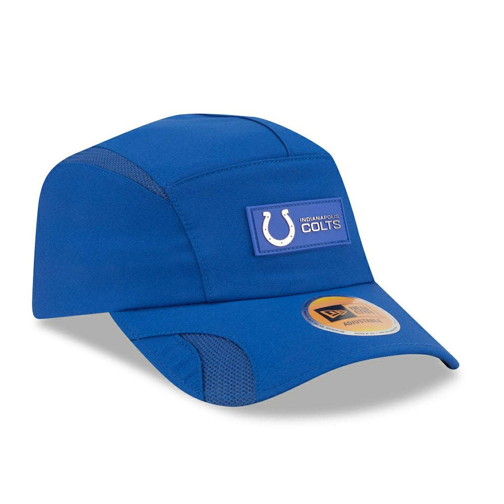 Indianapolis Colts New Era 2025 Sideline Runner Adjustable Hat - Royal for sale