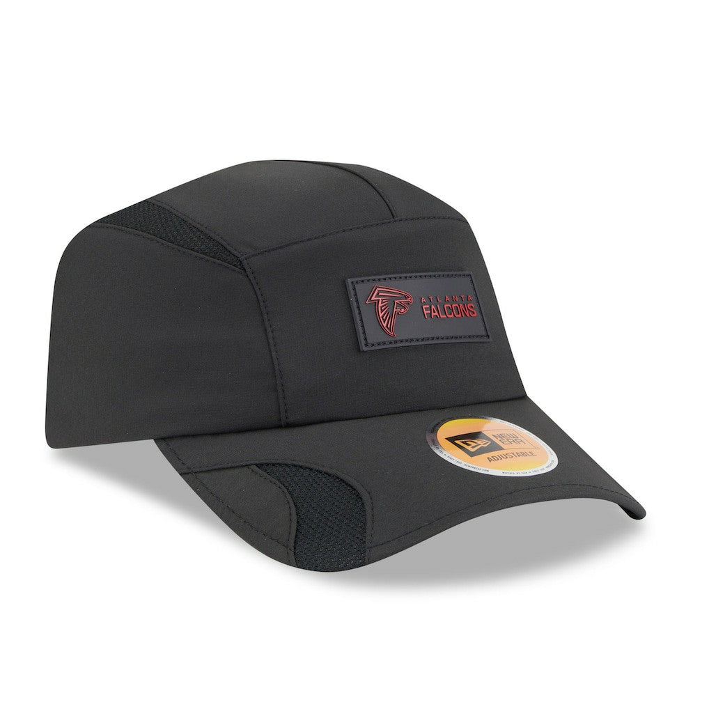 Atlanta Falcons New Era 2025 Sideline Runner Adjustable Hat - Black cheap