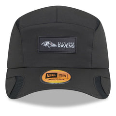 Baltimore Ravens New Era 2025 Sideline Runner Adjustable Hat - Black cheap