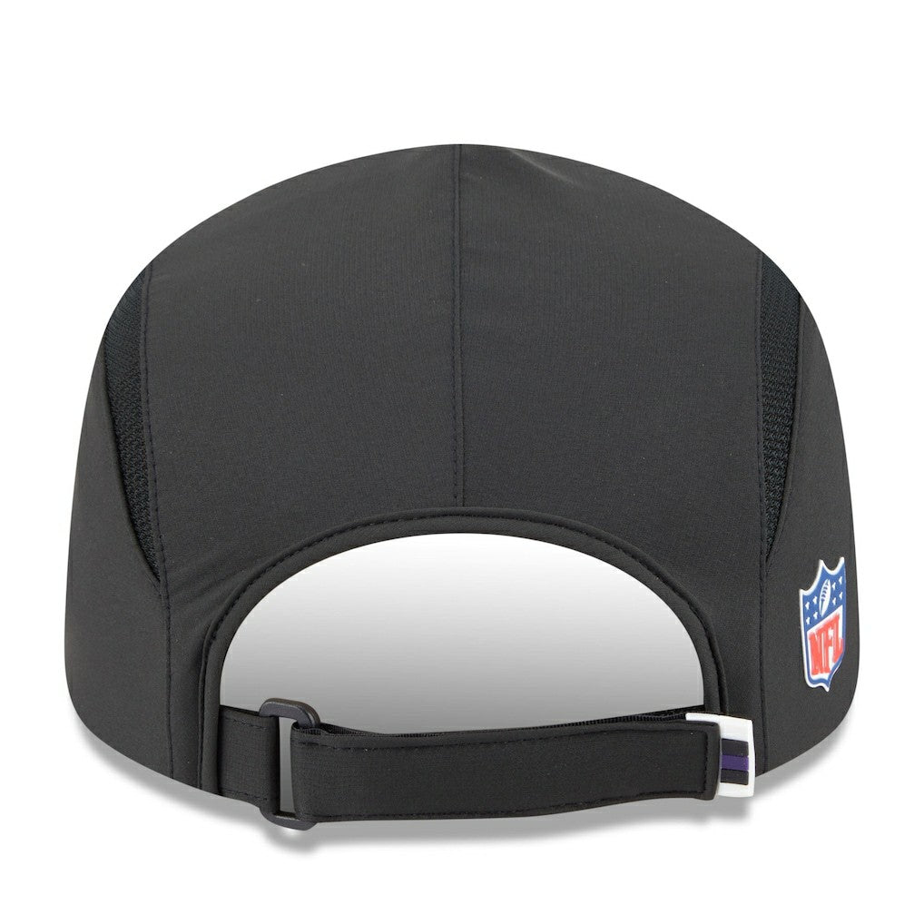 Baltimore Ravens New Era 2025 Sideline Runner Adjustable Hat - Black cheap